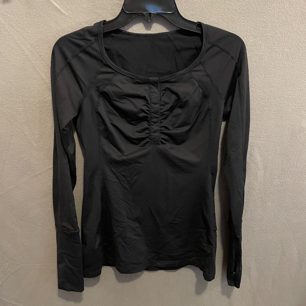 lululemon black long sleeve shirt